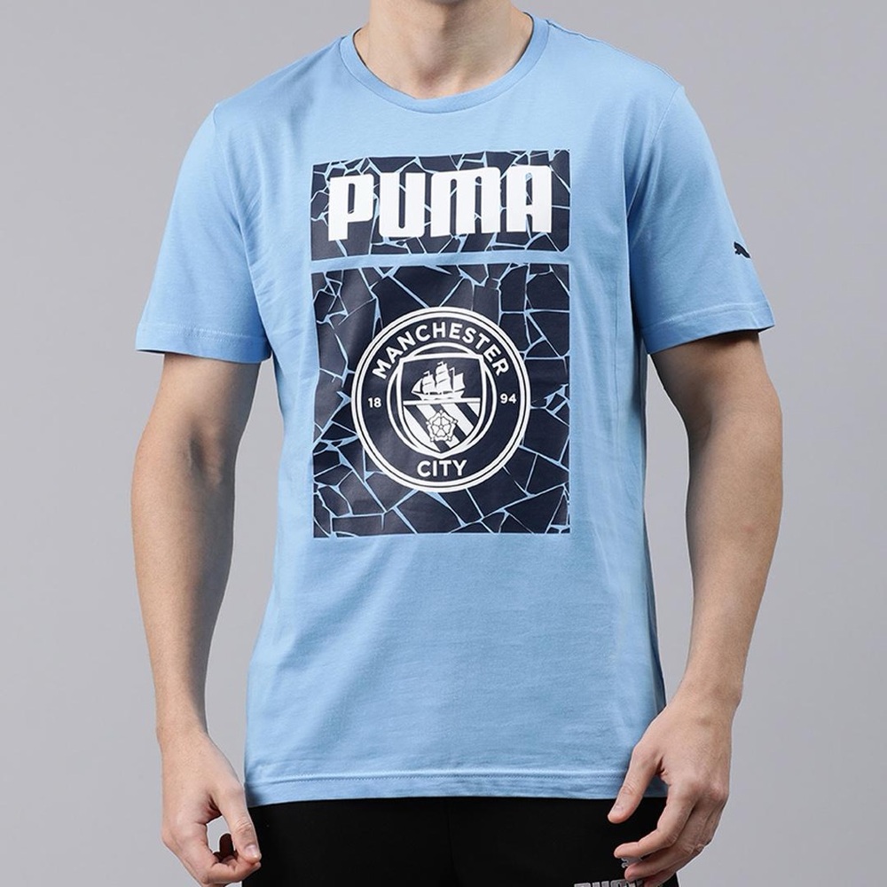 Puma Manchester City FC Short Sleeve T-Shirt Men’s XL